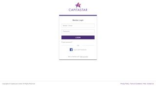 
                            3. Login - CapitaStar - Capitastar Merchant Portal