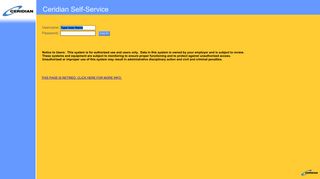 
                            1. Login - Ceridian Self-Service - Ceridian Self Service Vca Antech Portal