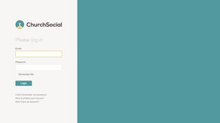 
                            3. Login | Church Social - Church Social Portal