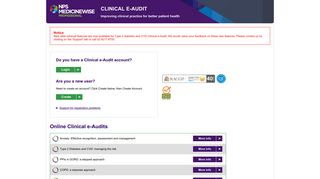 
                            1. Login - Clinical e-Audit: NPS - Better choices, Better health - Nps Clinical Audit Portal