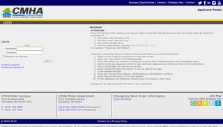 
                            4. Login - Cmha Applicant Portal Portal