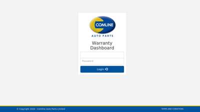 Login - Comline Warranty
