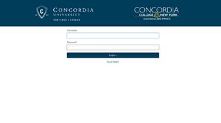 Login – Concordia Online