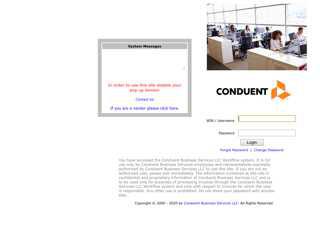 Login  Conduent Business Services, LLC AP Workflow