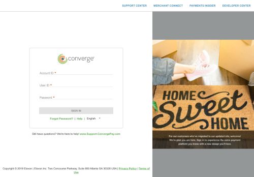 
                            2. Login - Converge Support Home - Converge Merchant Login