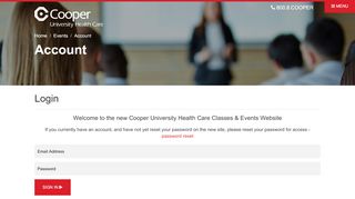 
                            3. Login - Cooper University Health Care - Cooper Health Portal