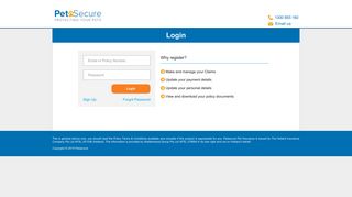 
                            1. Login - Customer Service Portal - PetSure - Petsecure Portal