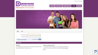 
                            1. Login - Derbyshire Work Experience - Derbyshire County Council Work Experience Portal