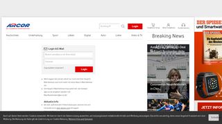 
                            5. Login & E-Mail - Einloggen - Arcor.de - Vodafone De Email Portal