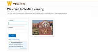 
                            2. Login - Elearning - Western Michigan University - Wmu Portal Elearning