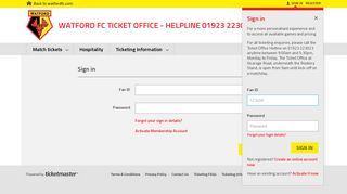 
                            4. Login - eTickets - Watford Fc Tickets Portal