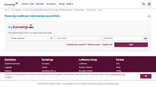 
                            2. Login - Eurowings - My Eurowings Portal