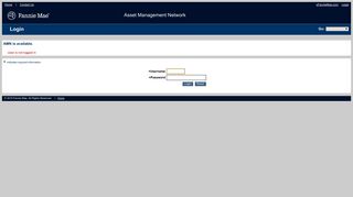 Login - Fannie Mae - Asset Management Network Portal