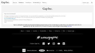 
                            1. Login - Gap Inc Taleo Portal