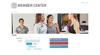 
login - Gold's Gym Member Center
