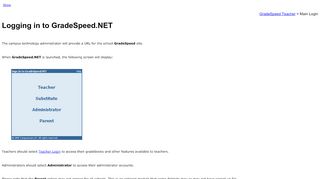 login - Gradespeed - Gradespeed Teacher Portal