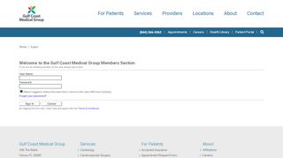 Login - Gulf Coast Medical Group - Gulf Coast Medical Center Patient Portal