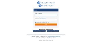 
                            5. Login - HealthTrust - Parallon Credentialing Portal Login