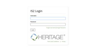 
Login - Heritage Interactive Services
