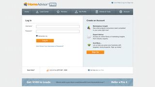 
                            7. Login | HomeAdvisor.com - 360 Share Pro Member Portal