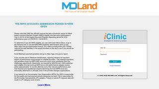 
                            2. Login iClinic - MDLand - Modulemd Portal