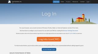
                            3. Login | Icon Systems Inc. - IconCMO - Icon Church Software Portal