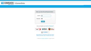 
                            2. login - iConnectData - Comdata Portal Page