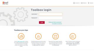 
                            1. Login - iiNet Toolbox - Iinet Com Portal