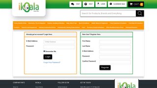 Login | ikOala | Australia's Online Megastore - Ikoala Portal