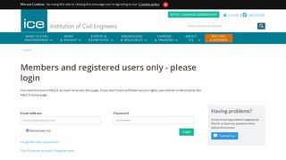 
Login | Institution of Civil Engineers  
