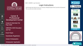 
                            4. Login Instructions | University of Maryland ... - UMES.edu