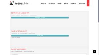 
                            4. Login - IntelliQuick - Phoenix Delivery Service – Courier Service - Iqcando Driver Portal