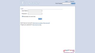 
                            1. Login - JogTracker - Run, walk, bike tracker for Android phones - Jogtracker Portal