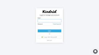 
                            4. Login - Kindrid - Smart Giving Portal