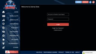 
                            1. Login - Liberty Slots Casino - Liberty Casino Portal