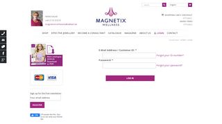 
                            6. Login - Magnetic Jewellery by Magnetix Wellness GmbH - Magnetix Wellness Portal