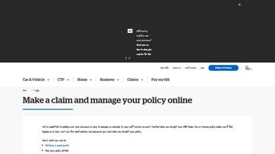 
                            2. Login Manage Your Policies Online QBE AU