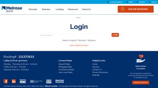 
                            6. Login | Melrose Bank - Melrose Cooperative Bank Portal