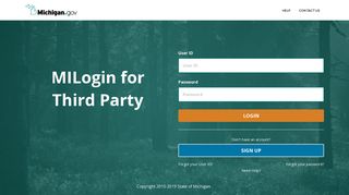 
                            2. Login - MILogin for Third Party - State of Michigan - State Of Mi Champs Portal