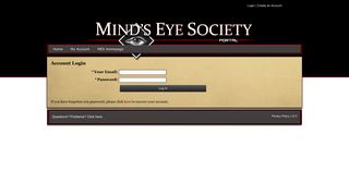 
                            3. Login - Mind's Eye Society Portal - Mes Portal Login