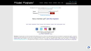 
                            6. Login - Model Mayhem - Model Mayhem Sign Up