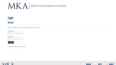 
Login - Montclair Kimberley Academy
