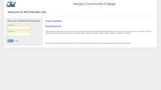 Login - Morgan Community College - D2L