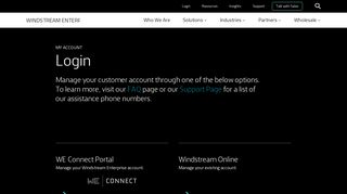 
                            2. Login - My Account | Windstream Enterprise - Windstream Client Portal