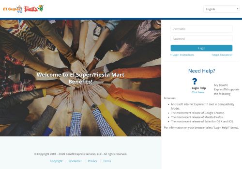 
                            1. Login | My Benefit Express - Fiesta Mart Employee Portal