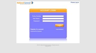 
                            2. Login - National General Insurance, Inc. - Gmac Auto Insurance Portal
