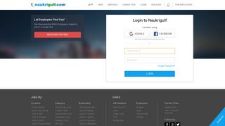 
                            2. Login - Naukri Gulf - Naukri Gulf Uae Employer Portal