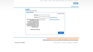 
Login - NHS Dental Services  
