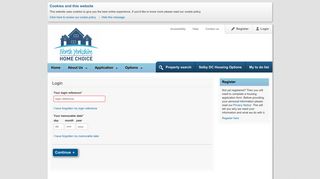 
                            1. Login - North Yorkshire HomeChoice - Yorkshire Housing Homechoice Portal