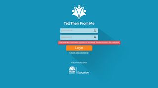 
                            2. Login - NSW Tell Them From Me - Tell Them From Me Portal
